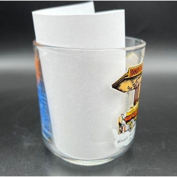 Gulf Oil Glass Mug Collector Series World's First Station Luminarc Vintage 8oz - Picture 4 of 6